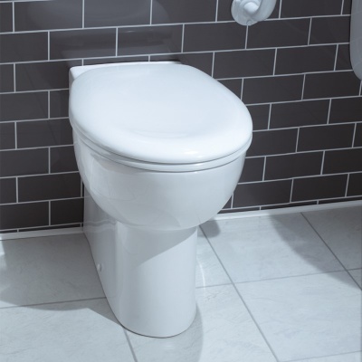 Deluxe Back To Wall Pan - Raised Height